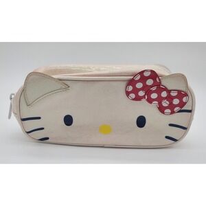 Sanrio Hello Kitty Iridescent Pencil‎ Case Cosmetic Pouch Zip Bag Kawaii